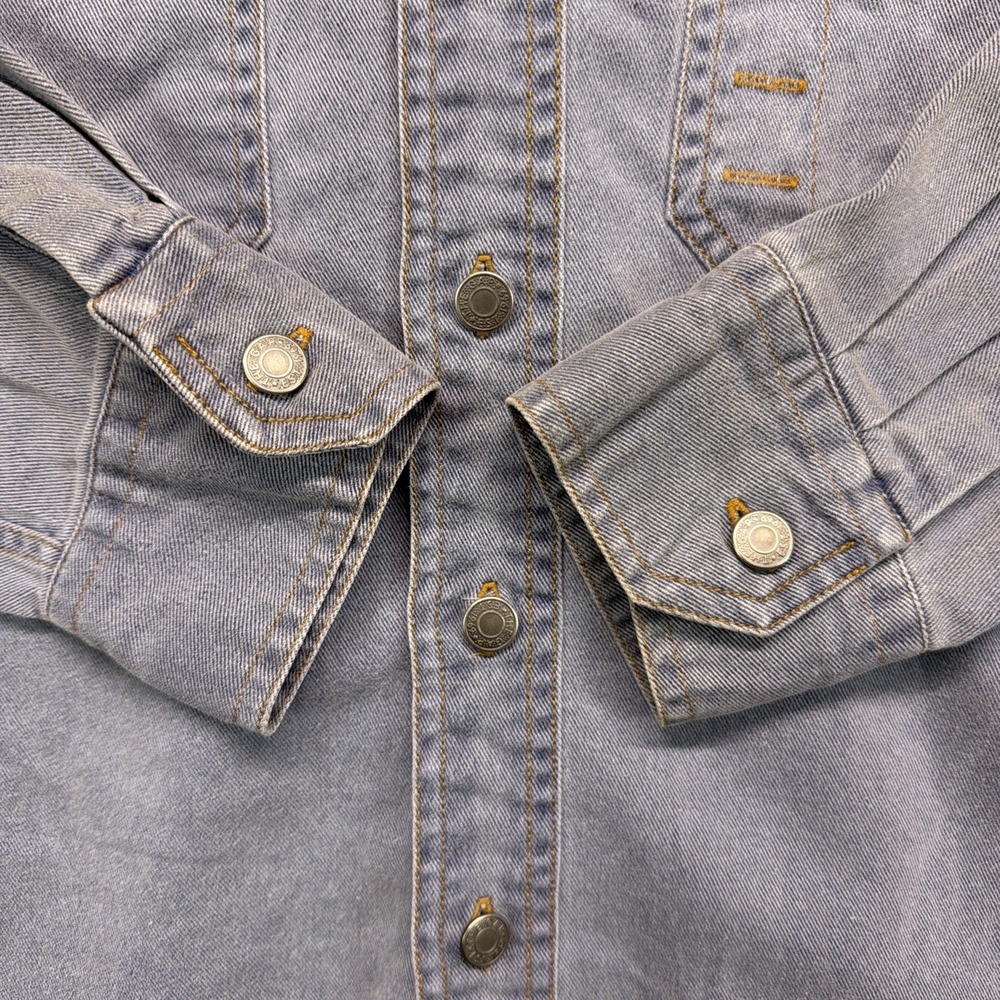 Vintage GAP‎ Type II Denim Trucker Jean Jacket Mens Size Medium 90s Faded - Picture 8 of 8